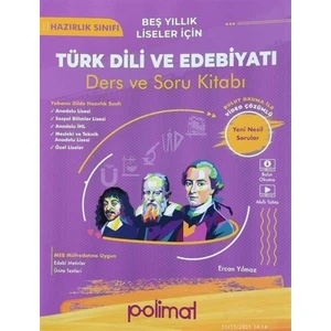 Polimat Yayınları Hazırlık Sınıfı Soru Kitabı / Türk Dili ve Edebiyatı