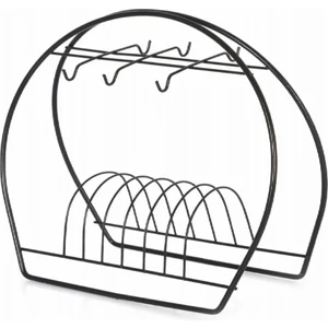 Pratik Kupa Fincan Askılığı Mutfak ve Tabak Düzenleyici Organizer Siyah