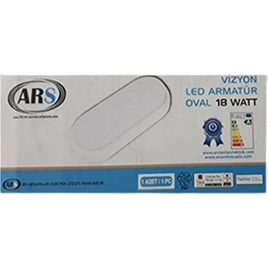 18 W Oval Vizyon LED Armatür