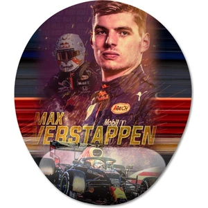 Max Verstappen - Formula 1 Bilek Destekli Mousepad Model - 1 Oval