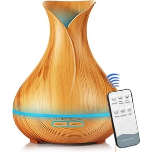 550 ml Aroma Difüzörü Buhar Ultrasonik Led Işıklı Oda Kokusu Hava Nemlendirici