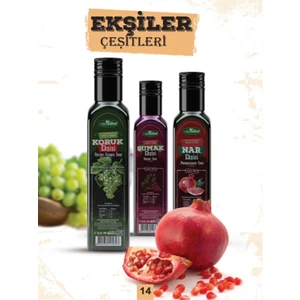 Asya Vital Nar, Koruk, Sumak Ekşileri 680 Gr.*3