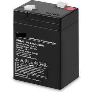 6 Volt 4 Amper Bakımsız Kuru Akü
