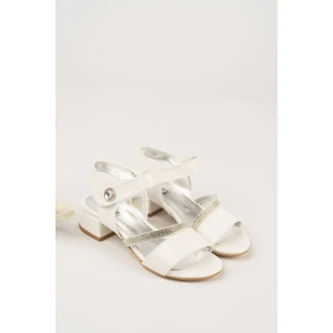 Kız Çocuk Taşlı Abiye Ayakkabı