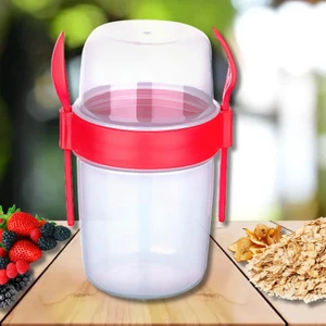 1100 ml Taken Go Müsli Kabı (AP-9453) Kırmızı