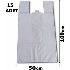 Ekol Ambalaj Ultra Kalın Kokusuz Et Taşıma Poşeti Kurban Poşeti 50 x 100 cm 15'li
