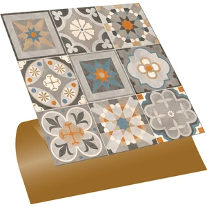 Kendinden Yapışkanlı Apricot Desenli Pvc Karo 30X30 cm (4 Adet) 0,36 M2