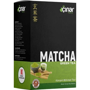 Yk Çınar Matcha Green Tea Form Çayı Karışık Bitkisel Toz 150 gr
