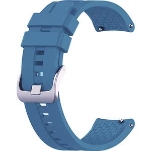 Fossil Watch Gen 6 Için Silikon Kordon Kayış Mavi
