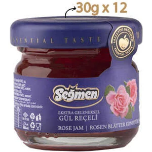 Gül Reçeli Kavanoz 30 gr (12’li)