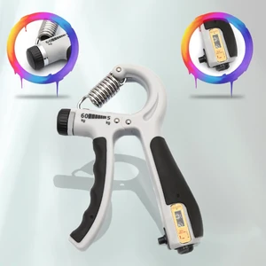 Gri 5-60 kg Ayarlanabilir El Yay Hand  Trainer - Ayarlanabilir El Yayı El Yayı