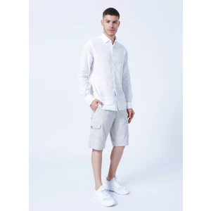 Lee Cooper Slim Fit Koyu Bej Erkek Şort 222 Lcm 221008 Man