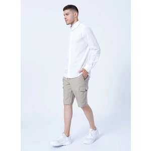 Lee Cooper Slim Fit Bej Erkek Şort 222 Lcm 221008 Man 1 Bej