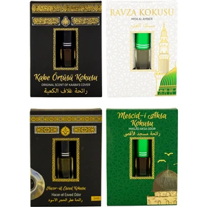 Kabe Örtüsü Kokusu Medine Ravza Kokusu Hacerül Esved Kokusu Ve Mescidi Aksa Kokusu Alkolsüz Esans 3ml