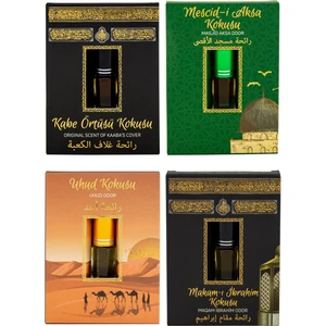 Kabe Örtüsü Kokusu Mescidi Aksa Kokusu Uhud Kokusu ve Makamı Ibrahim Kokusu Alkolsüz Esans 3ml