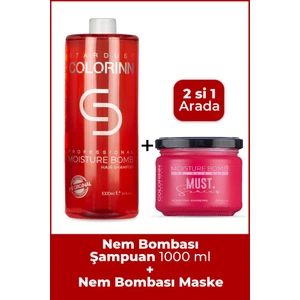 Nem Bombası Şampuan  1000ml +Maske 330ml  2li Set