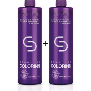 Stardust Silver Mor Şampuan 2x1000 Ml