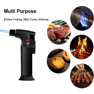 Star Global Doldurulabilir Depolu Orta Boy Pürmüz Alev Çakmak 1300°C - Torch Profesyonel Orta Boy Çakmak