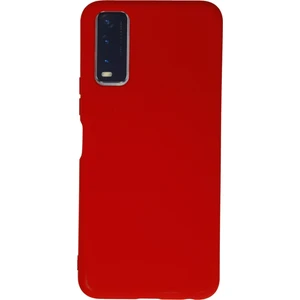 Vivo Y20 Kılıf Kamera Korumalı Silikon Rubber Arka Kapak