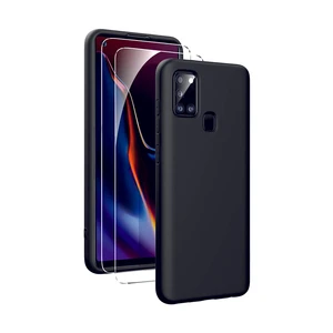 Samsung Galaxy A21S Kılıf Kamera Korumalı Silikon Rubber Arka Kapak