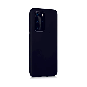 Huawei P40 Kılıf Kamera Korumalı Silikon Rubber Arka Kapak