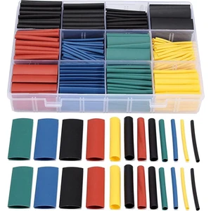 Sinerji Shop Makaron Isı Ile Daralan Kablo Seti 530 Adet 8 Boy 5 Renk Kutulu