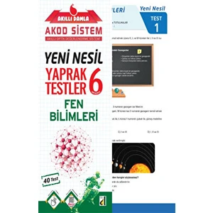Damla Yayınevi Akıllı  Fen Bilimleri Yeni Nesil Yaprak Testler - 6. Sınıf