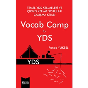 Pegem Akademi Yayıncılık Temel YDS Kelimeleri ve Çıkmış Kelime Soruları Çalışma Kitabı Vocab Camp for YDS
