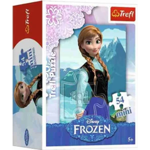 Güçlü Plastik Anna Karlar Ülkesi Mini Puzzle Serisi 54 Parça