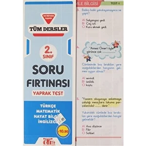 Karatay Yayınları 2. Sınıf Tüm Dersler Yaprak Test