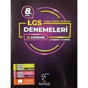 Karekök Yayıncılık 8. Sınıf LGS 12 Deneme