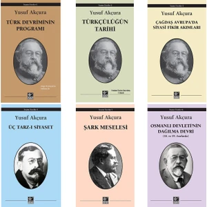 Kaynak Yayınları Seçme Eserler 6 Kitap Set - Yusuf Akçura