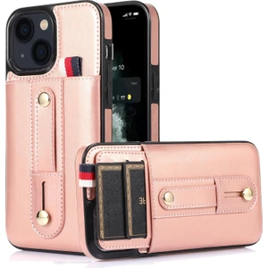 Xphone Store iPhone 13 Mini Pembe Için Cüzdan Deri Kılıfı (Yurt Dışından)