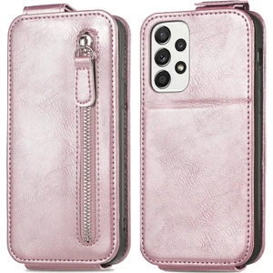 Xphone Store Samsung Galaxy A73 5g Pembe Için Fermuar Cüzdan Kasası (Yurt Dışından)