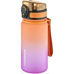 350 ml Gradyan Tritan Spor ve Okul Matara - Turuncu ve Mor