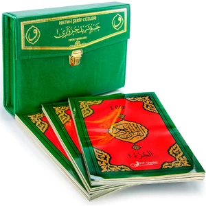 Kuranı Kerim - 30 Cüz Kuran - Bilgisayar Hatlı - Hatmi Şerif - Cami Boy - Yeşil Renk
