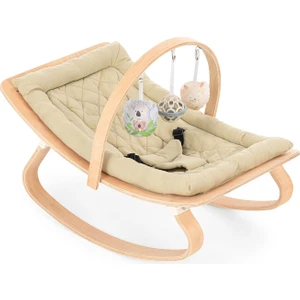 Wooden Ahşap Oyuncaklı Ana Kucağı Ana Dizi Bej
