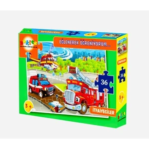 Oyuncak Itfaiyeciler Puzzle Yap Boz 36 Parça Çocuk Puzzle