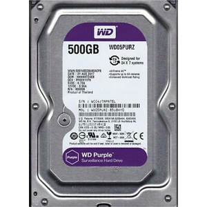Wd Purple 05PURZ 500 GB 3.5" 5400 Rpm HDD Güvenlik Diski Western Digital 500GB 05PURZ