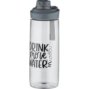 Çevir Aç Kapak Tritan Su Matarası - Silikon Taşıma Askısı - Süzgeçli - 720 ml