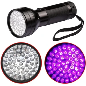Uv Fener 51 LED Ultraviyole Fener Mor Uv Işık