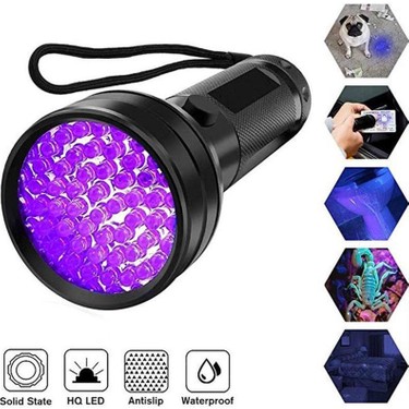 Flagen Uv Fener 51 LED Ultraviyole Fener Mor Uv Işık Fiyatı