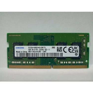 Samsung M471A5244CB0-CWE 4 GB Ddr4 3200 Mhz CL22 Notebook