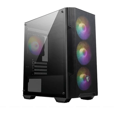 MSI Mag Forge M100A Akrilik Yan Panel 3X120MM 1X120MM Auto Rgb Fan Matx Gaming Bilgisayar