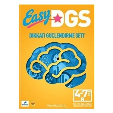 Adeda Yayıncılık  Easy DGS Dikkati Güçlendirme Seti (4-7 Yaş