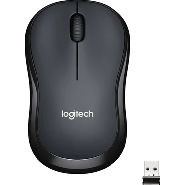 Logitech M220 Sessiz Kompakt Kablosuz Fare - Siyah  (Yurt