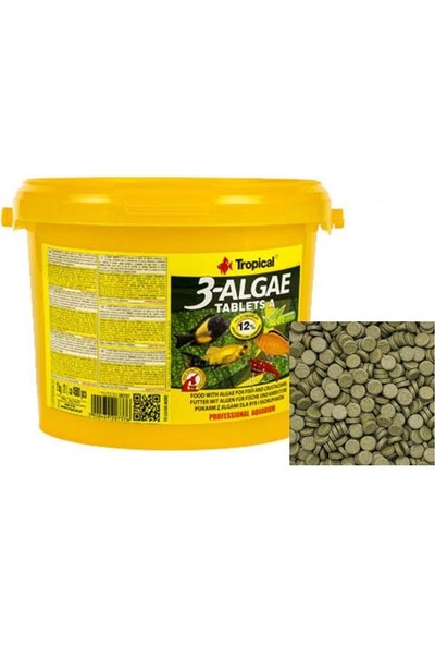 Tropical 3-Algae Tablet Yem 250 Adet