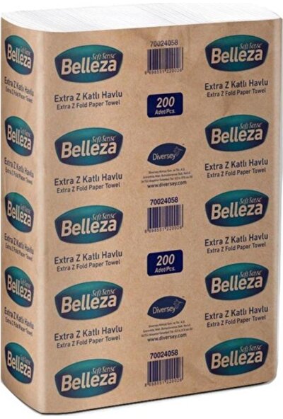 Belleza Z Katlamalı Havlu Peçete 200 'lü - 3 Paket