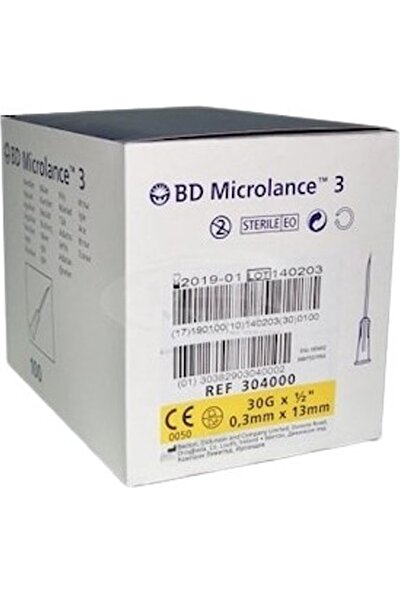 Bd Mezoterapi Microlance Sarı Iğne Ucu 30g 100 Adet