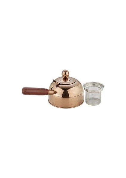 680 ml Çay Su Isıtıcısı Paslanmaz Çelik Çaydanlık Uzun Ahşap Saplı Isıya Dayanıklı Kaynar Çay Su Isıtıcısı Kahve Pot Su Isıtıcısı | Su Isıtıcılar